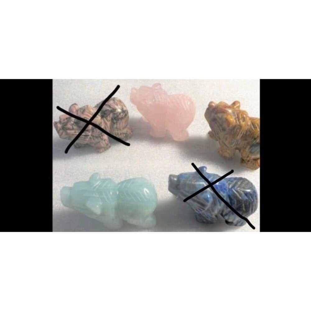 Gemstone Bear Carving - Your Choice